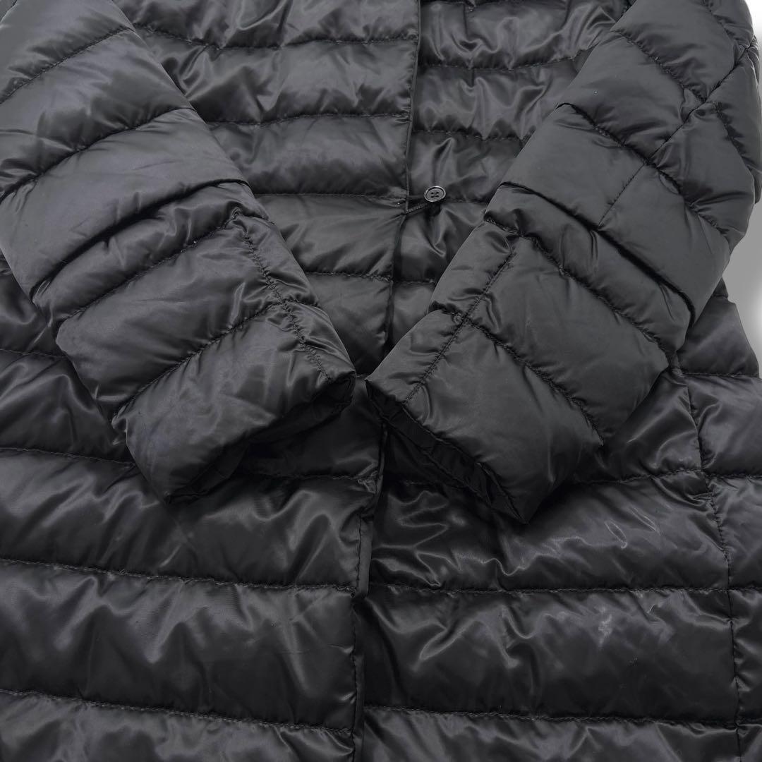 S Max Mara Long Down Coat 4way Asian fit L 40 US size M Black Authentic