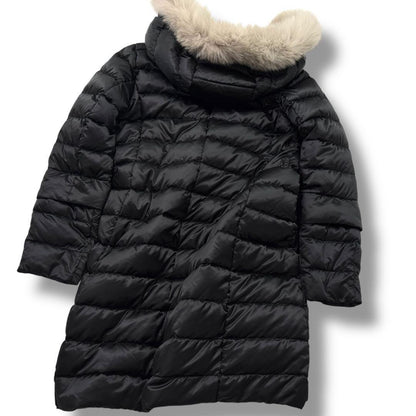 S Max Mara Long Down Coat 4way Asian fit L 40 US size M Black Authentic