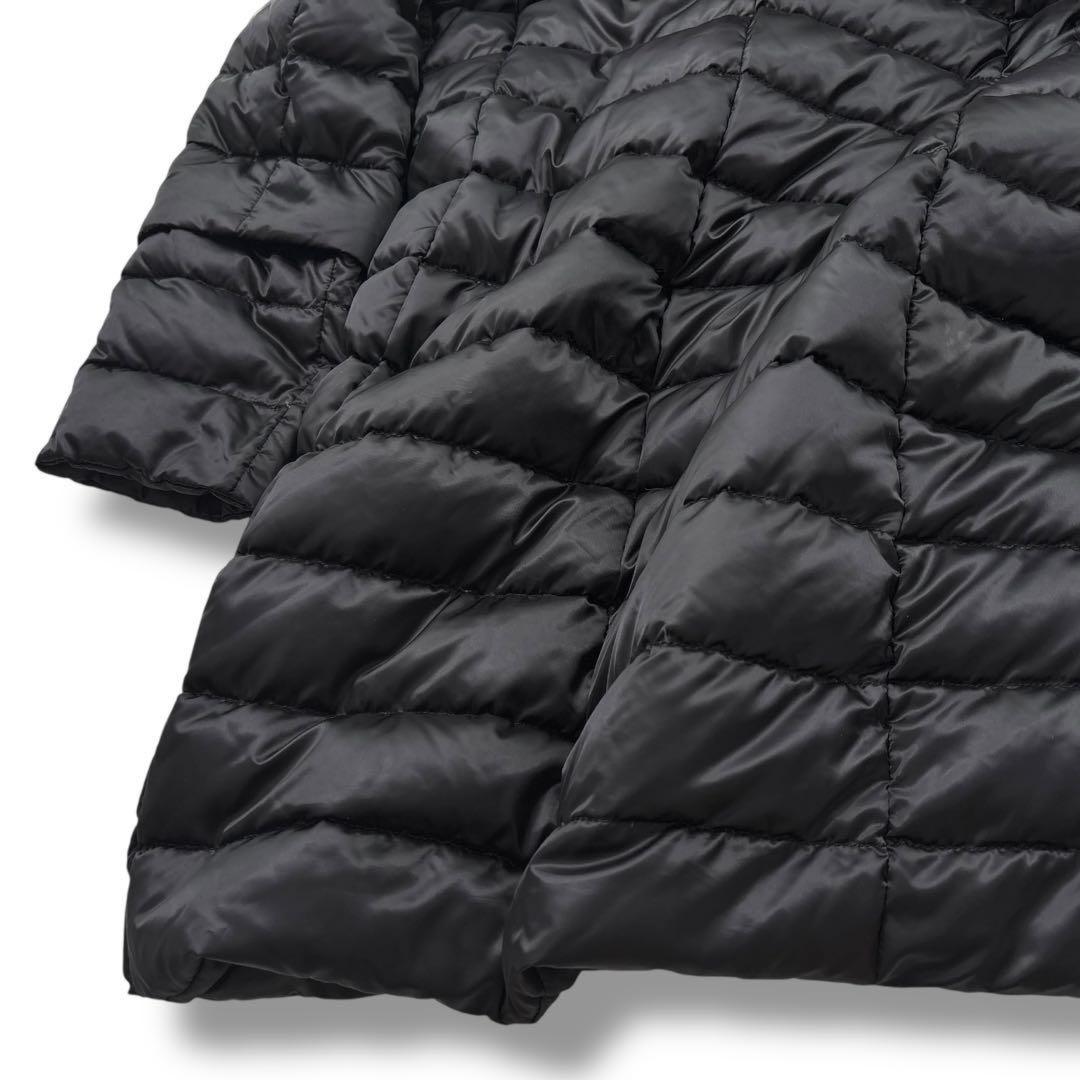 S Max Mara Long Down Coat 4way Asian fit L 40 US size M Black Authentic