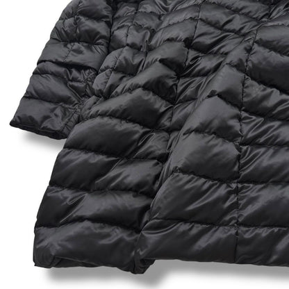 S Max Mara Long Down Coat 4way Asian fit L 40 US size M Black Authentic