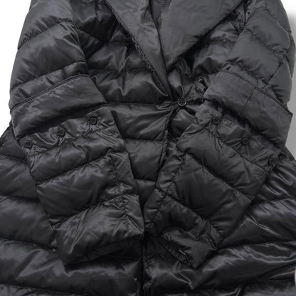 S Max Mara Long Down Coat 4way Asian fit L 40 US size M Black Authentic