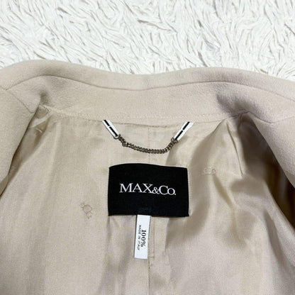 Max Mara MAX&Co. Chester Coat Asian fit L 40 US size M Off White Authentic