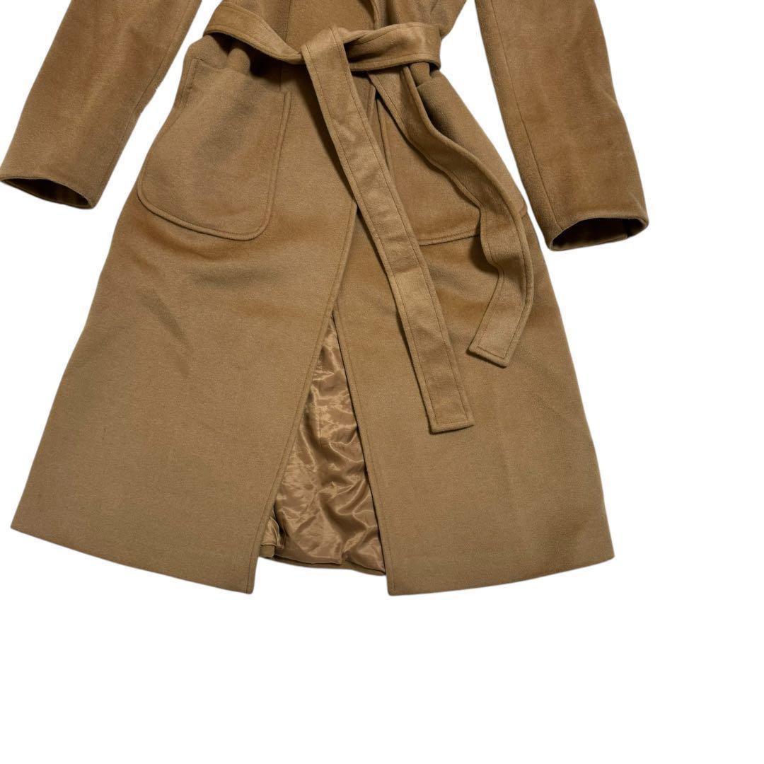 Max Mara MAX&Co. Long Coat Asian fit L 40 US size M Beige Authentic