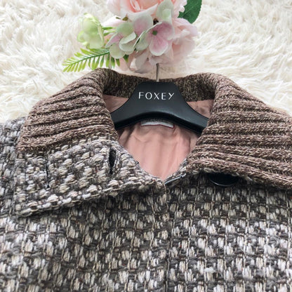 Max Mara MAX&Co. 2way Coat Asian fit M 38 US size S Brown Authentic