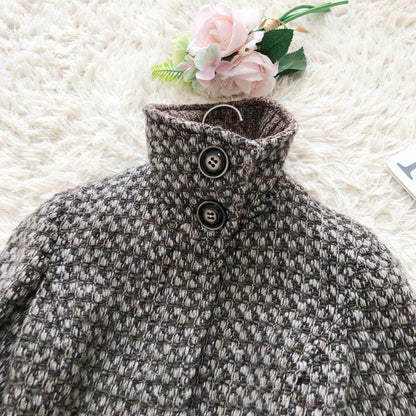 Max Mara MAX&Co. 2way Coat Asian fit M 38 US size S Brown Authentic