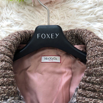 Max Mara MAX&Co. 2way Coat Asian fit M 38 US size S Brown Authentic