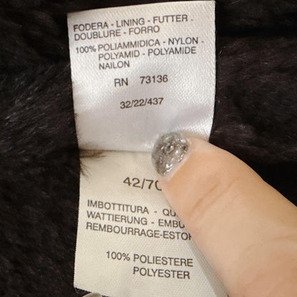 S Max Mara Coat Asian fit L US size M Dark Brown Authentic