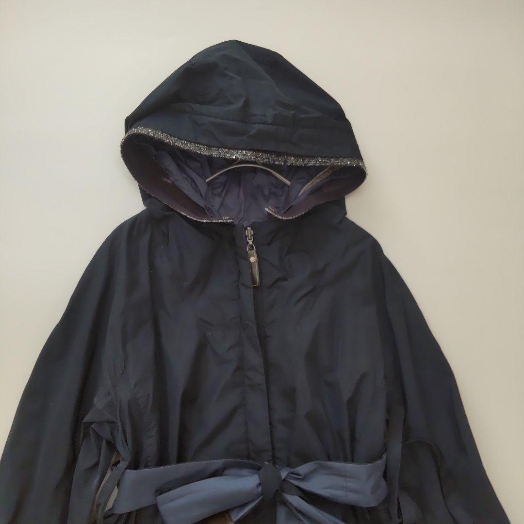 Max Mara Reversible Coat Asian fit S 36 US size XS Navy Dark Blue Authentic