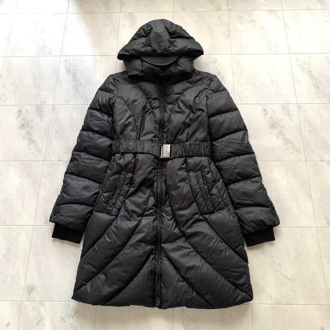 Max Mara MAX&Co. 2way Down Coat Asian fit L 40 US size M Black Authentic