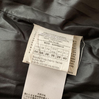 Max Mara MAX&Co. 2way Down Coat Asian fit L 40 US size M Black Authentic