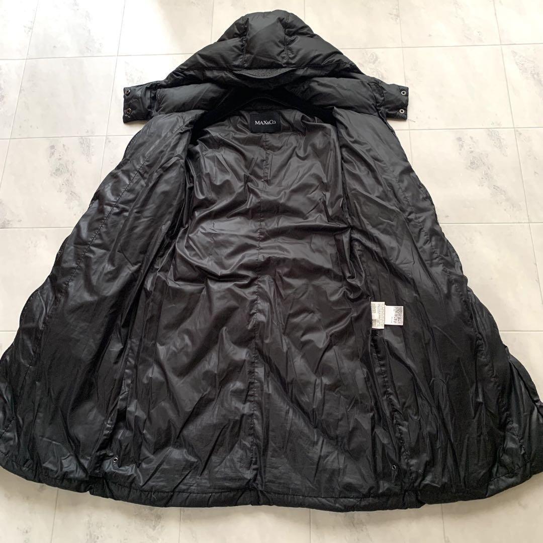 Max Mara MAX&Co. 2way Down Coat Asian fit L 40 US size M Black Authentic