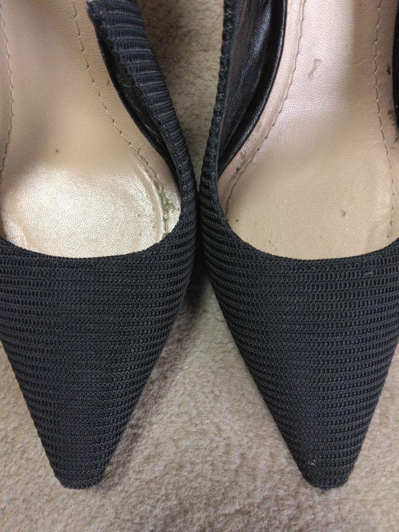 Christian Dior Shoes Pumps Heel J'ADIOR EU 37.5 US 7.5 Black Authentic
