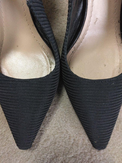 Christian Dior Shoes Pumps Heel J'ADIOR EU 37.5 US 7.5 Black Authentic