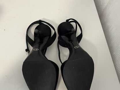 Christian Dior Shoes Pumps Heel EU 36.5 US 6.5 Black Authentic