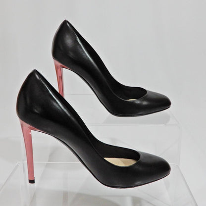 Christian Dior Shoes Pumps Heel EU 36.5 US 6.5 Leather Black Authentic