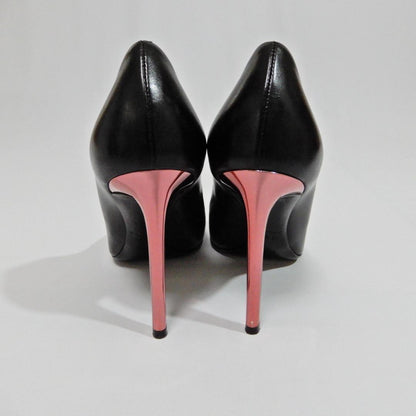 Christian Dior Shoes Pumps Heel EU 36.5 US 6.5 Leather Black Authentic