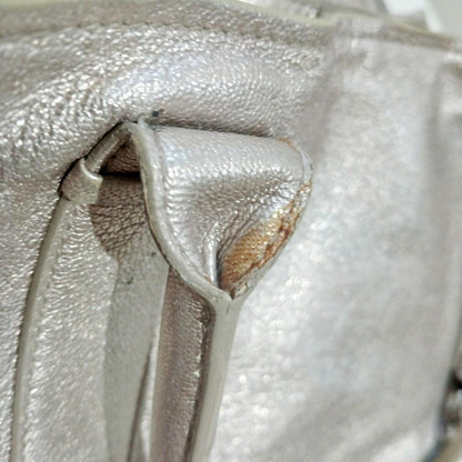 Salvatore Ferragamo Hand Bag Tote Purse Vara Leather Light Pink Authentic