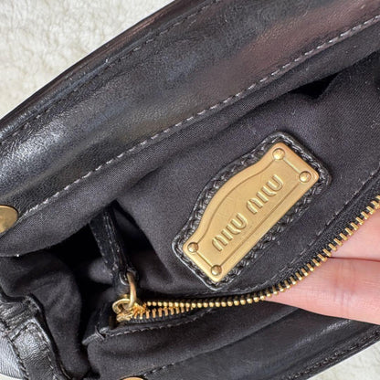 MIU MIU Clutch Bag Second Bag Authentic