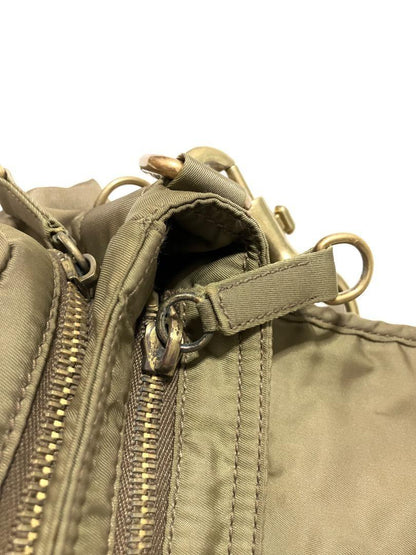 MIU MIU Vintage Safari Pocket Bag Shoulder Purse Logo Nylon Authentic