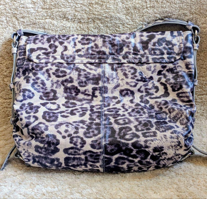 MULBERRY Shoulder Bag Purse Leopard Leather Authentic