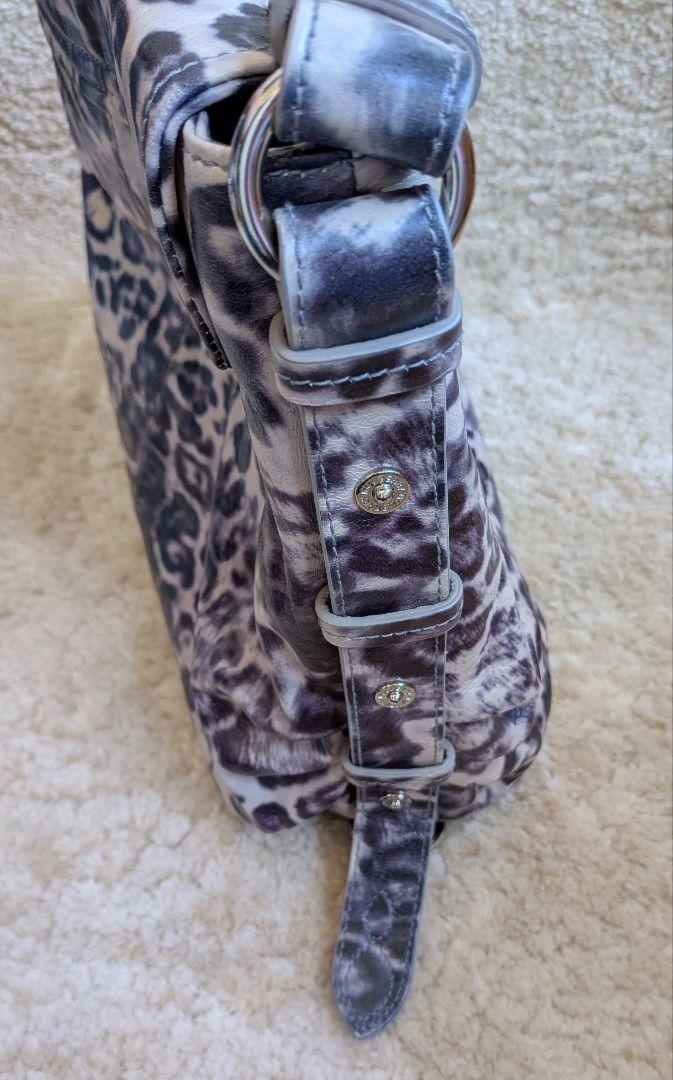 MULBERRY Shoulder Bag Purse Leopard Leather Authentic