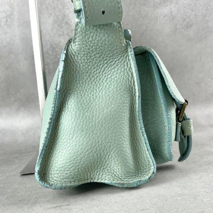MULBERRY Shoulder Bag Purse Roxanne Leather Emerald Green Authentic