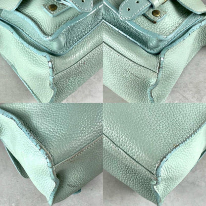 MULBERRY Shoulder Bag Purse Roxanne Leather Emerald Green Authentic