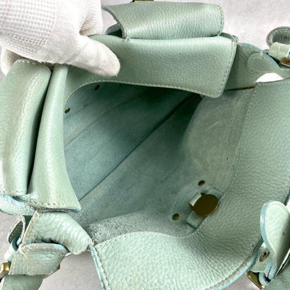 MULBERRY Shoulder Bag Purse Roxanne Leather Emerald Green Authentic