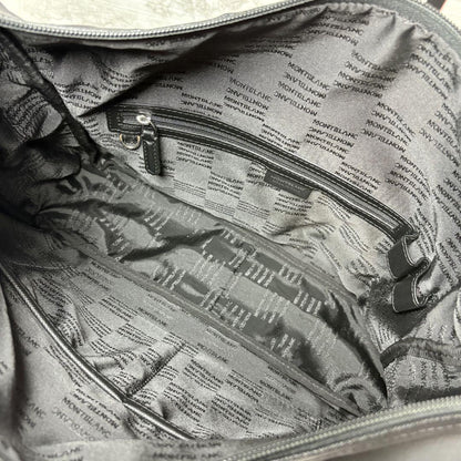 Montblanc Shoulder Bag Purse Nylon Black Authentic