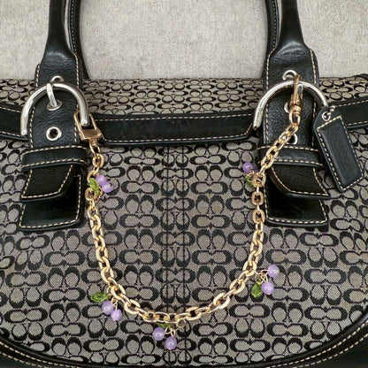 COACH Hand Bag Tote Purse Signature soho flap Canvas Leather Black Authentic