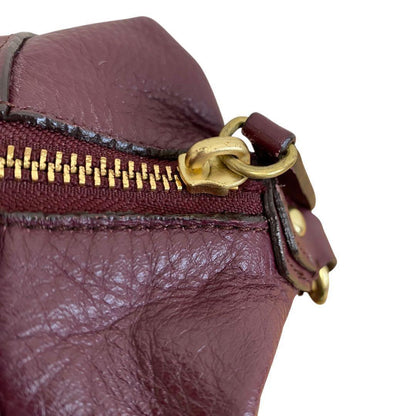 COACH Hand Shoulder Bag Tote Purse 2way Soho Leather Purple Authentic