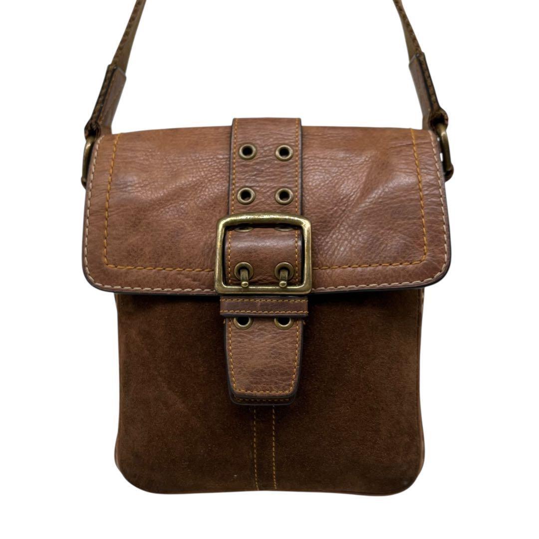 COACH Shoulder Bag Purse Signature Soho 5860 Leather Authentic