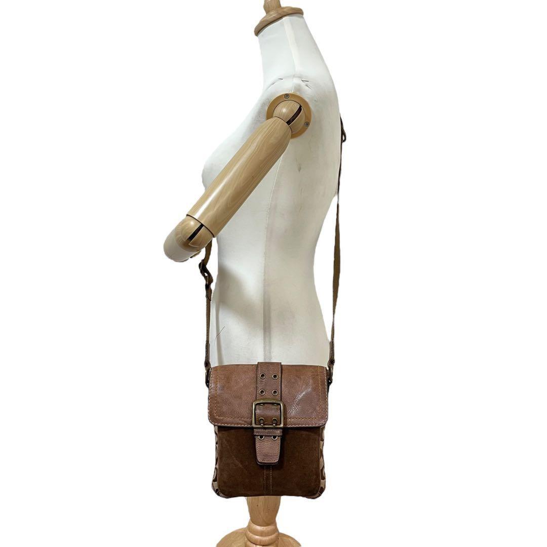 COACH Shoulder Bag Purse Signature Soho 5860 Leather Authentic