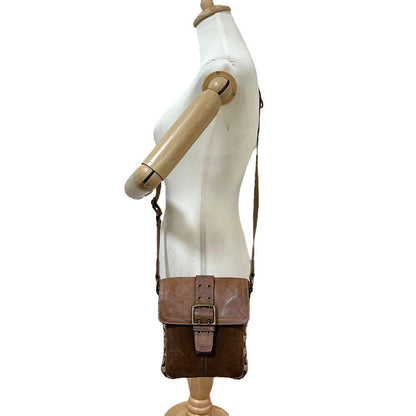 COACH Shoulder Bag Purse Signature Soho 5860 Leather Authentic