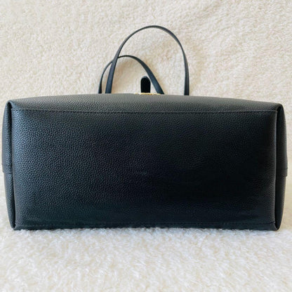 COACH Hand Bag Tote Purse Black Authentic