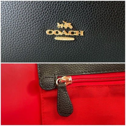 COACH Hand Bag Tote Purse Black Authentic