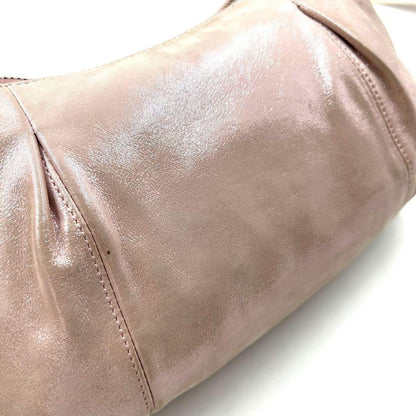 COACH Accessory Pouch Shoulder Bag Purse 2way poppy Leather Pink Authentic