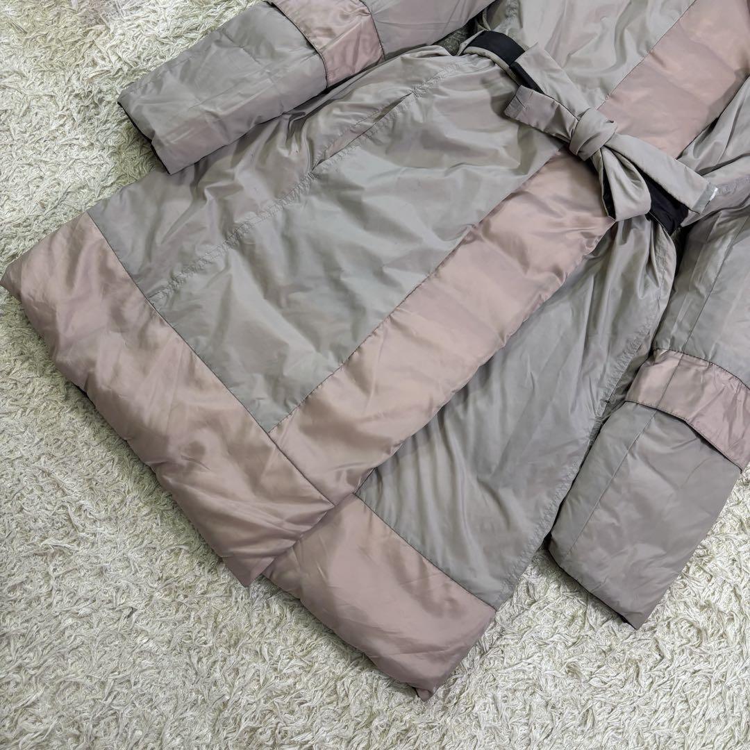 S Max Mara hooded Coat Asian fit M 38 US size S Black Beige Authentic