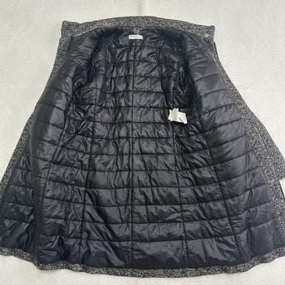 Max Mara MARELLA Long Coat Asian fit L 40 US size M Black Gray Authentic