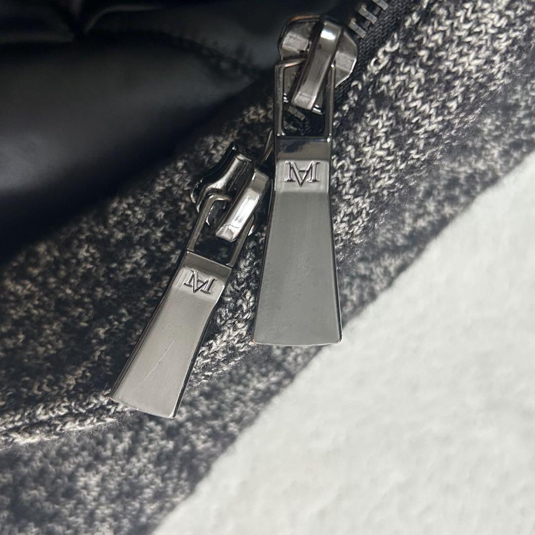 Max Mara MARELLA Long Coat Asian fit L 40 US size M Black Gray Authentic