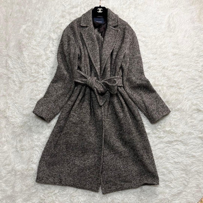 S Max Mara Long Coat Asian fit L US size M Authentic