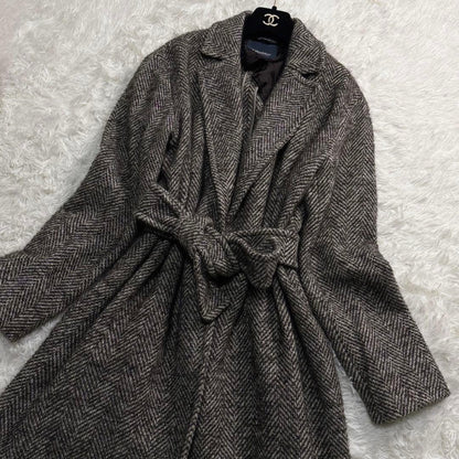 S Max Mara Long Coat Asian fit L US size M Authentic