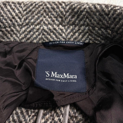 S Max Mara Long Coat Asian fit L US size M Authentic