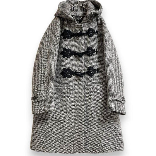 Max Mara Duffle Coat Asian fit S 36 US size XS Gray Authentic