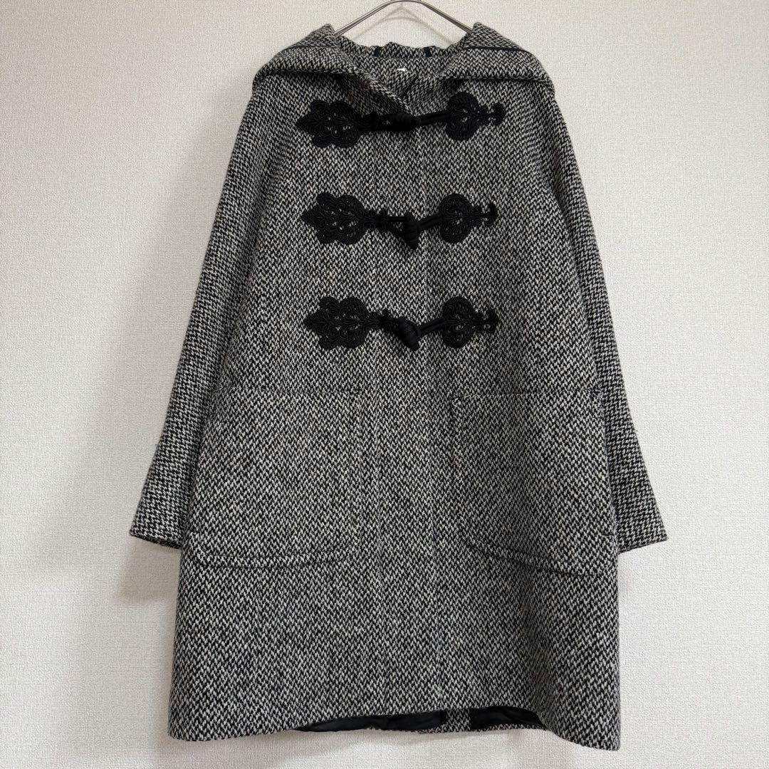 Max Mara Duffle Coat Asian fit S 36 US size XS Gray Authentic