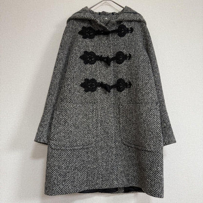 Max Mara Duffle Coat Asian fit S 36 US size XS Gray Authentic