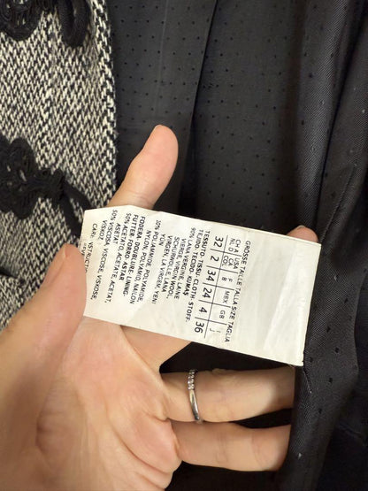 Max Mara Duffle Coat Asian fit S 36 US size XS Gray Authentic