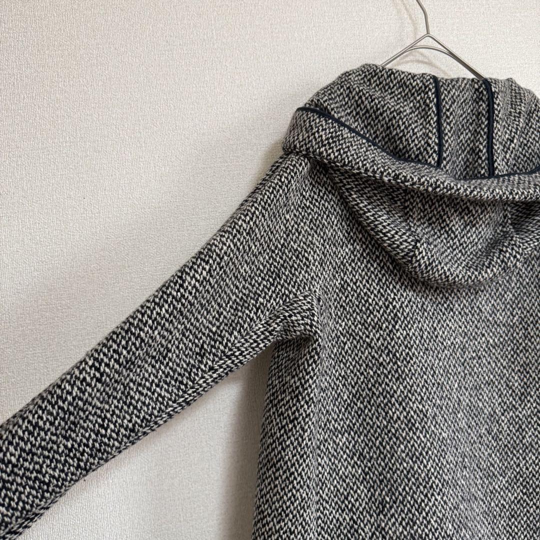Max Mara Duffle Coat Asian fit S 36 US size XS Gray Authentic