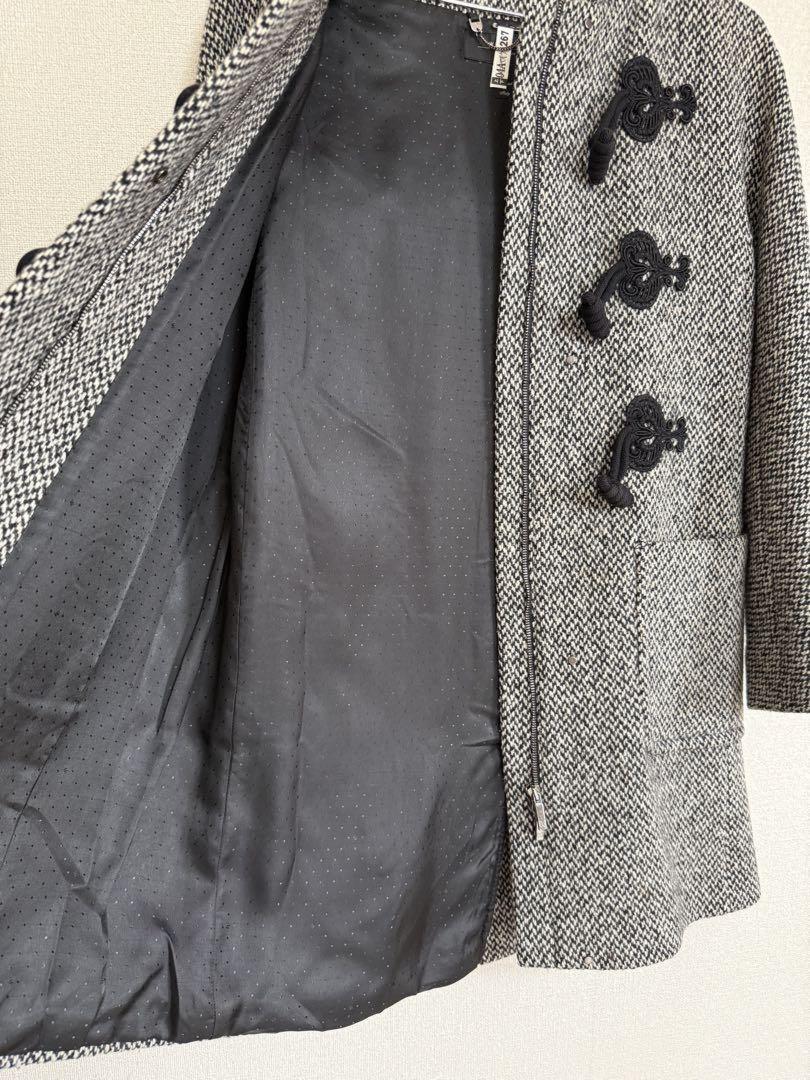 Max Mara Duffle Coat Asian fit S 36 US size XS Gray Authentic