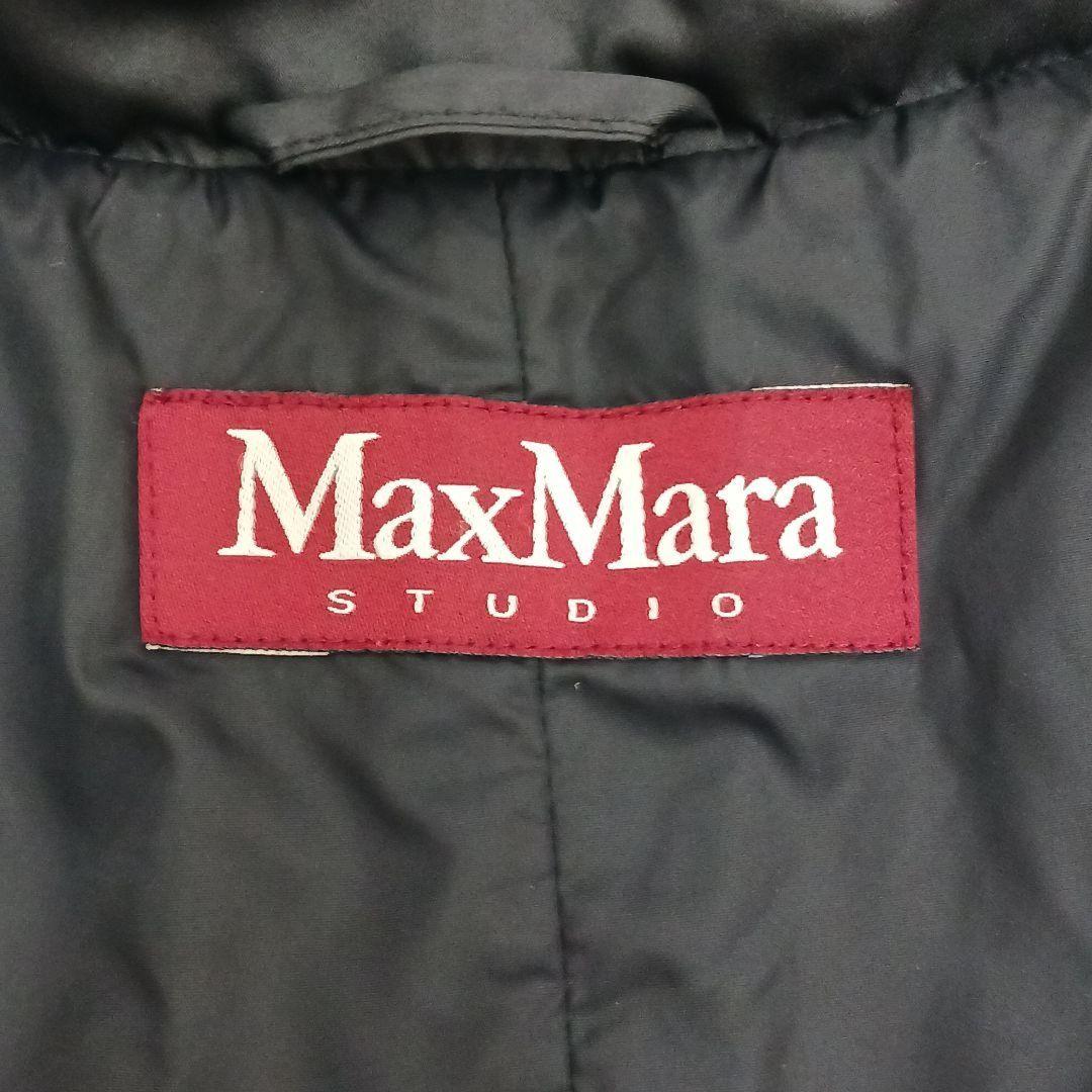 Max Mara Studio Down Coat Asian fit L 40 US size M Black Authentic